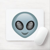 Buitenaardse Alien Emoji Muismat (Met muis)