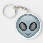 Buitenaardse Alien Emoji Sleutelhanger (Voorkant)