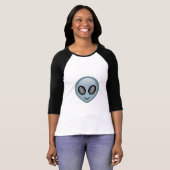 Buitenaardse Alien Emoji T-shirt (Voorkant volledig)