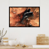 buitenaardse architectuur poster (Keuken)