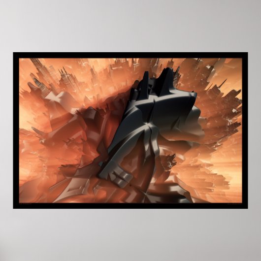 buitenaardse architectuur poster (Voorkant)