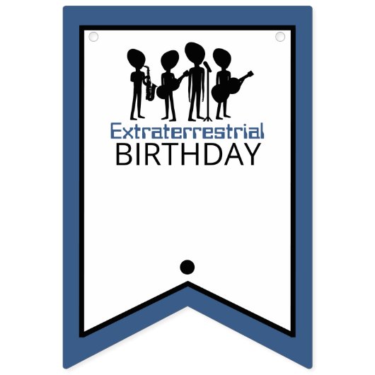 Buitenaardse band, geboortedag vlaggetjes (Eerste vlag)