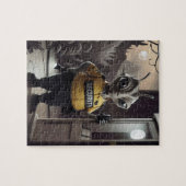 Buitenaardse bewaker. legpuzzel (Horizontaal)