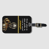 Buitenaardse bezoeker onthult geheimen van Area 51 Bagagelabel (Voorkant (horizontaal))