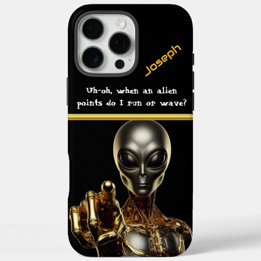 Buitenaardse bezoeker onthult geheimen van Area 51 Case-Mate iPhone Case (Achterkant)