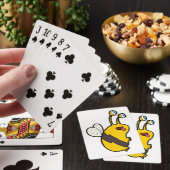 Buitenaardse Bij Pokerkaarten (Insitu)