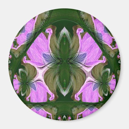 Buitenaardse bloemen....... magneet (Voorkant)