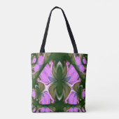 Buitenaardse bloemen...... tote bag (Achterkant)