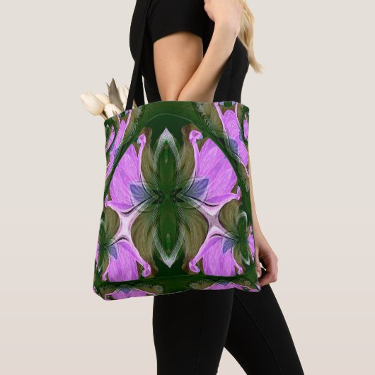 Buitenaardse bloemen...... tote bag (Dichtbij)
