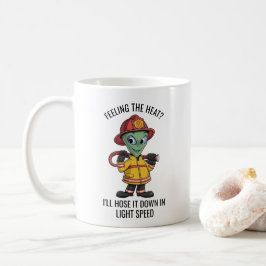 buitenaardse brandweerman koffiemok