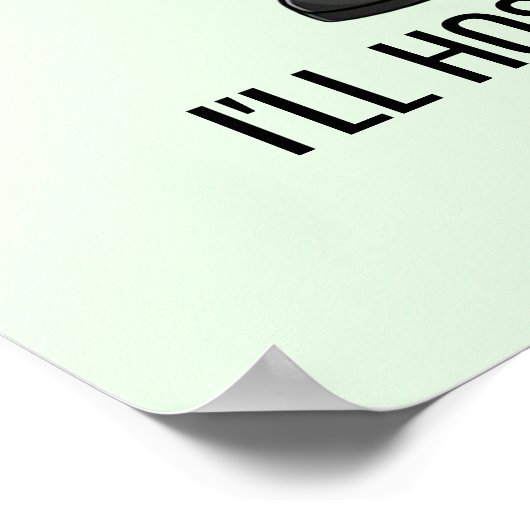 buitenaardse brandweerman poster (Hoek)