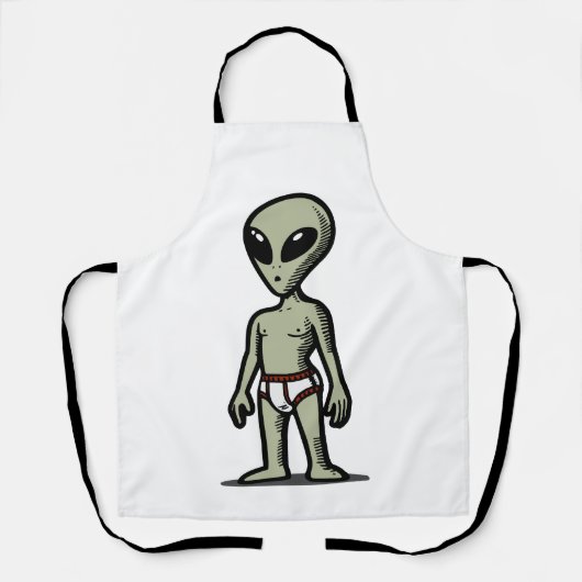Buitenaardse Broek Schort (Voorkant)