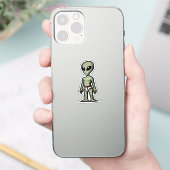 Buitenaardse Broek Sticker (Telefoon)