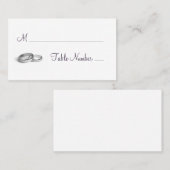 Buitenaardse bruiloft plaatskaartje (Voorkant / Achterkant)