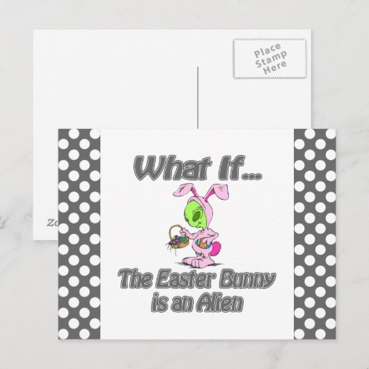 buitenaardse bundel briefkaart (Voorkant / Achterkant)