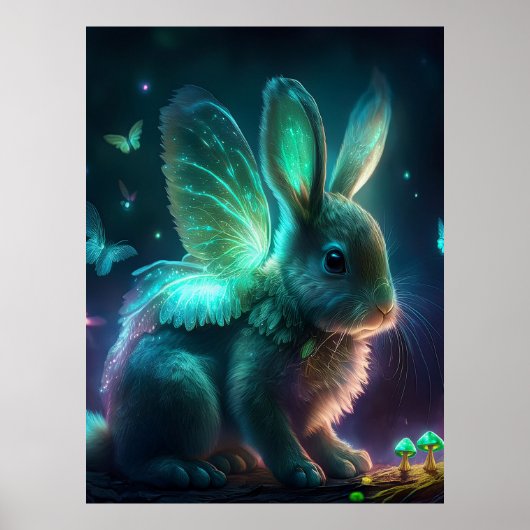 Buitenaardse Bunny Poster (Voorkant)