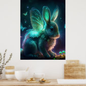 Buitenaardse Bunny Poster (Keuken)