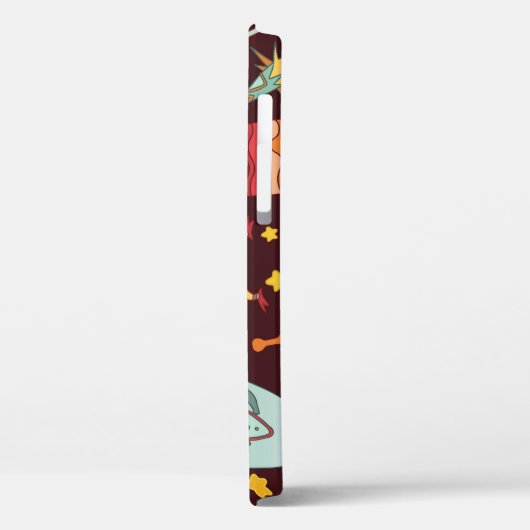 Buitenaardse Cartoon:  ruimteplezier Case-Mate iPhone Case (Achterkant / Links)