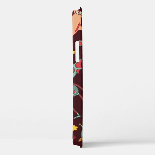 Buitenaardse Cartoon:  ruimteplezier Case-Mate iPhone Case (Achterkant / Rechts)