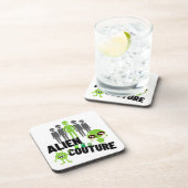 Buitenaardse couture.w bier onderzetter (Rechterzijde)