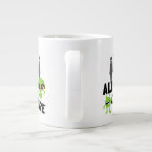 Buitenaardse couture.w grote koffiekop (Achterkant)