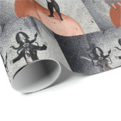 Buitenaardse dansviering cadeaupapier (Rol Hoek)
