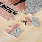 Buitenaardse dansviering legpuzzel (Zijkant)