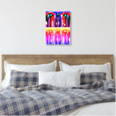 Buitenaardse dimensies kunst canvas afdruk (Insitu (Slaapkamer))