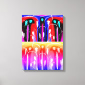 Buitenaardse dimensies kunst canvas afdruk (Voorkant)