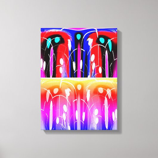 Buitenaardse dimensies kunst canvas afdruk (Voorkant)