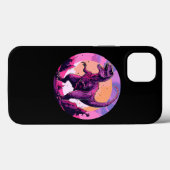  buitenaardse dinosaurus in de ruimte Case-Mate iPhone case (Achterkant (horizontaal))