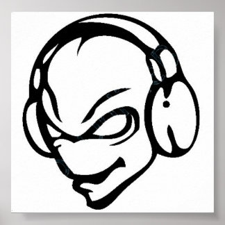 buitenaardse dj poster