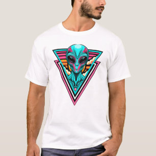 buitenaardse driehoek t-shirt