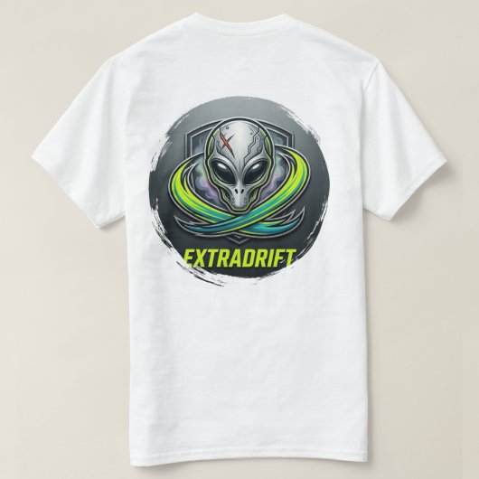 Buitenaardse Drift Wear T-shirt (Design achterkant)