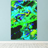 Buitenaardse Dromen Canvas Afdruk (Insitu (Houten vloer))