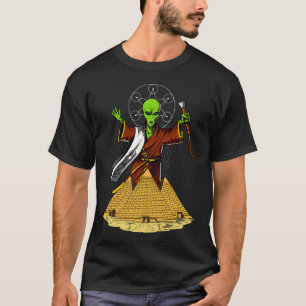Buitenaardse Egyptische piramides T-shirt