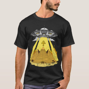 Buitenaardse Egyptische piramides T-shirt