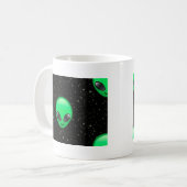 buitenaardse emotie koffiemok (Voorkant links)