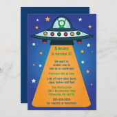 Buitenaardse feestdagen kaart (Voorkant / Achterkant)