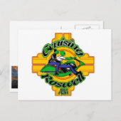 buitenaardse fiets briefkaart (Voorkant / Achterkant)