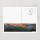 buitenaardse fiets briefkaart (Achterkant)