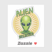 Buitenaardse Gelovige Sticker (Vel)