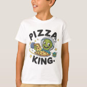Buitenaardse genot: buitenaardse verslindende pizz t-shirt (Voorkant)