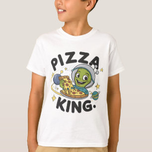 Buitenaardse genot: buitenaardse verslindende pizz t-shirt