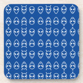 Buitenaardse Gezichten Bier Onderzetter (Voorkant)