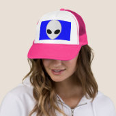 buitenaardse grijs trucker pet (In situ)