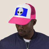 buitenaardse grijs trucker pet (In situ)