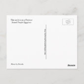 Buitenaardse Groeten Aardling grappig Eten Briefka Briefkaart (Achterkant)