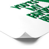 Buitenaardse groeten - je bent mijn favoriete mens poster (Hoek)