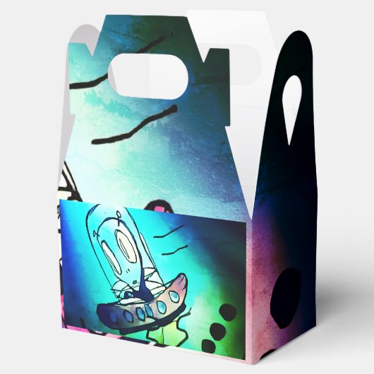 Buitenaardse gunst dozen bedankdoosjes (Geopend)